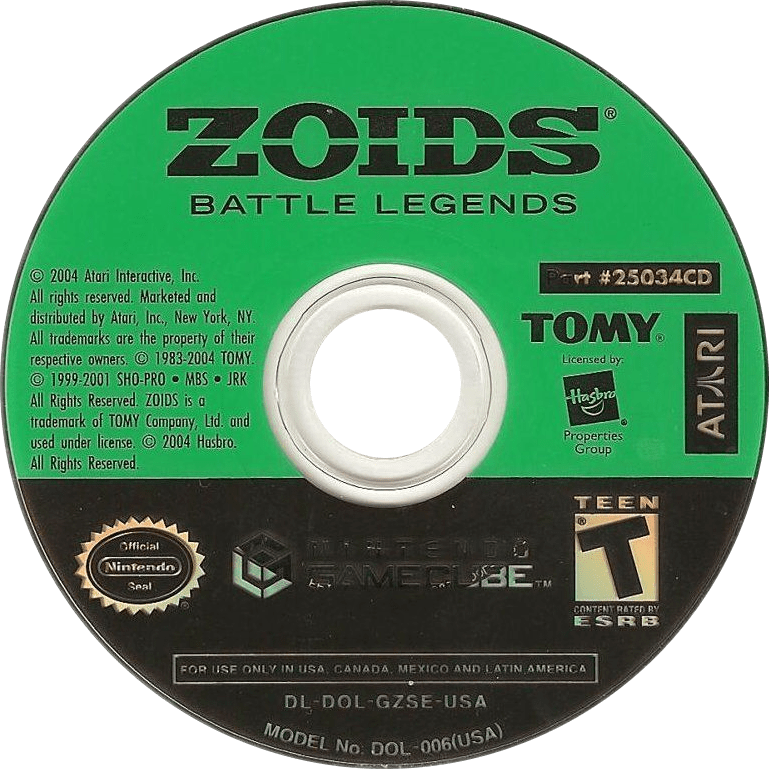 ZOIDS: Battle Legends - GameCube